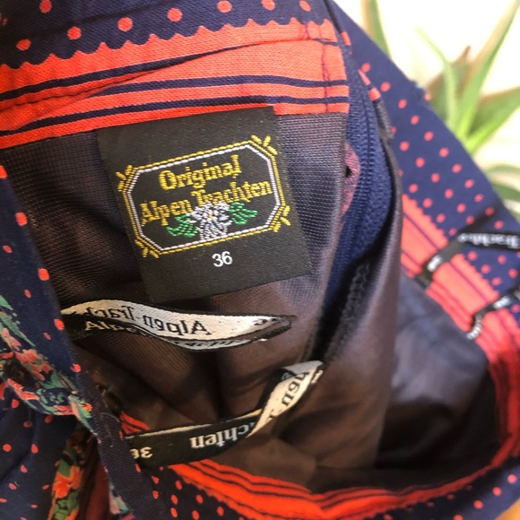 Vintage Original Alpen Trachten Boho Skirt 36 - Picture 5 of 9